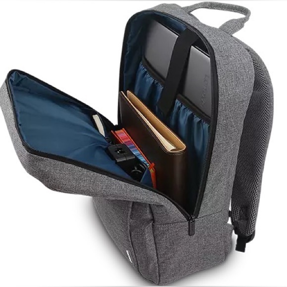 🆕 Lenovo 15.6" in. laptop Grey Lightweight School /Work /Trips Backpack B210 🎒 - Picture 6 of 15